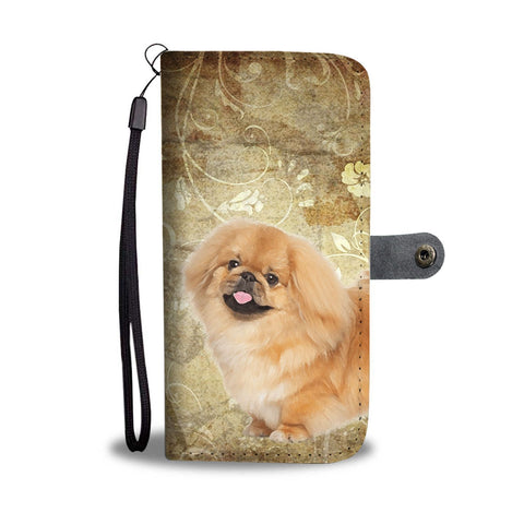 Pekingese Dog Print Wallet Case- Free Shipping