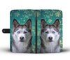 Siberian Husky Print Wallet Case- Free Shipping
