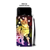 Cute Savannah Cat Print Wallet Case-Free Shipping