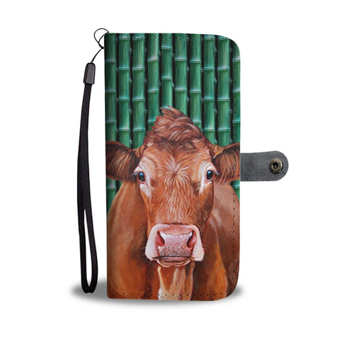Lovely Limousin Cattle (Cow) Print Wallet Case-Free Shipping