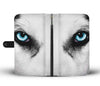 Amazing Siberian Husky Eye Print Wallet Case-Free Shipping