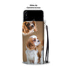 Cute Cavalier King Charles Spaniel Print Wallet Case- Free Shipping