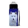 Hokkaido Dog Print Wallet Case-Free Shipping