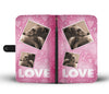 Whippet Dog with Love Print Wallet Case-Free Shipping