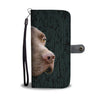 Lovely Braque Francais  Dog Pattern Print Wallet Case-Free Shipping
