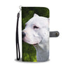 Amazing Dogo Argentino Dog Pattern Print Wallet Case-Free Shipping