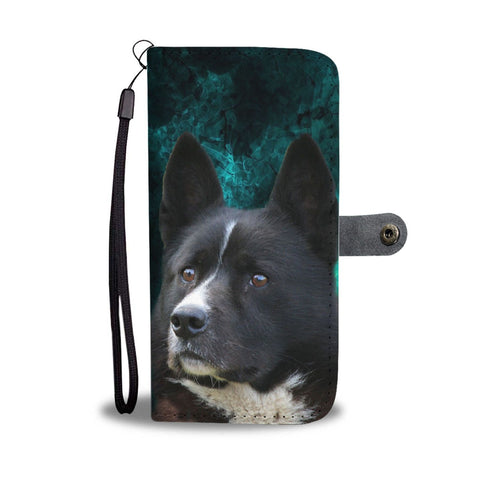 Cool Kerelian Bear Dog Pattern Print Wallet Case-Free Shipping