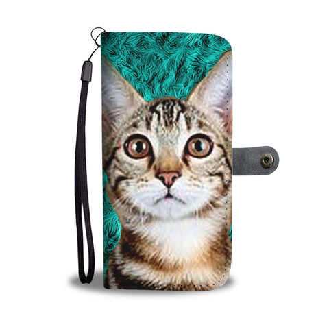 Lovely Sokoke Cat Print Wallet Case-Free Shipping