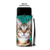 Lovely Sokoke Cat Print Wallet Case-Free Shipping