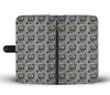 Golden Retriever Dog Black&White Pattern  Print Wallet Case-Free Shipping