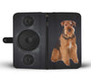 Airedale Terrier Dog Print Wallet Case-Free Shipping