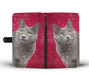 Nebelung cat Print Wallet Case-Free Shipping