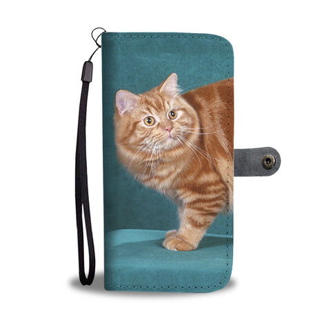 Cymric Cat Print Wallet Case-Free Shipping