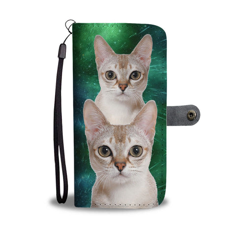 Singapura Cat Print Wallet Case-Free Shipping