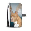 Pit Bull Terrier Print Wallet Case- Free Shipping