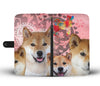 Cute Shiba Inu Print Wallet Case- Free Shipping