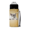 Balinese Cat Print Wallet Case-Free Shipping