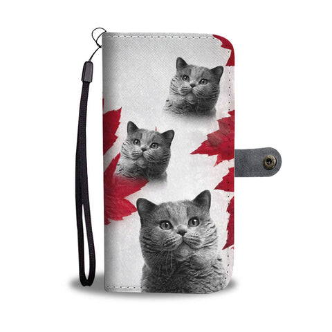 Cute British Shorthair Print Wallet Case- Free Shipping