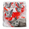 Russian Blue Print Bedding Set- Free Shipping