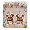 Cute Brussels Griffon Print Bedding Set-Free Shipping