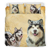 Alaskan Malamute Print Bedding Set- Free Shipping