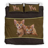 Cute Abyssinian Cat Print Bedding Set-Free Shipping