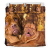 Cute Bordeaux Mastiff Print Bedding Set- Free Shipping