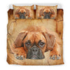 Boxer Dog Print Bedding Set- Free Shipping