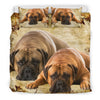 Bullmastiff Dog Print Bedding Set- Free Shipping