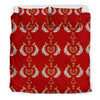 Fish Patterns Print On Red Bedding Sets-Free Shipping