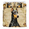 Dobermann Dog Print Bedding Set- Free Shipping