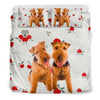 Cute Welsh Terrier Dog Print Bedding Sets-Free Shipping