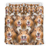 Shetland Sheepdog In Lots Print Bedding Sets-Free Shipping