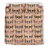 Lovely Yorkie Dog Pattern Print Bedding Set-Free Shipping