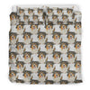 Australian Shepherd Dog Pattern Print Bedding Set- Free Shipping