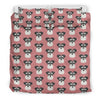 Miniature Schnauzer Print Pink Bedding Set-Free Shipping