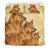 Finnish Spitz Print Bedding Set- Free Shipping