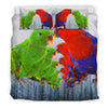 Eclectus Parrot Print Bedding Set-Free Shipping