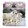 Great Pyrenees Dog Art Print Bedding Set-Free Shipping