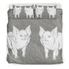 Middle White Pig Print Bedding Sets-Free Shipping