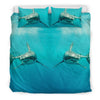 Shark Fish Print Bedding Set- Free Shipping