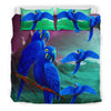 Hyacinth Macaw Parrot Art Print Bedding Set-Free Shipping