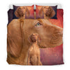 Cute Vizsla Dog Print Bedding Set- Free Shipping