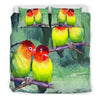 Beautiful Love Birds Print Bedding Set-Free Shipping