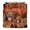 Cute Sussex Spaniel Print Bedding Set- Free Shipping