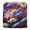 Cynotilapia Afra (Afra Cichlid) Fish Print Bedding Set-Free Shipping