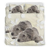 Irish Wolfhound Dog Floral Print Bedding Sets-Free Shipping