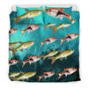 Beautiful Seluang Fish Print Bedding Set-Free Shipping