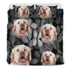 Cute Clumber Spaniel Dog Print Bedding Set- Free Shipping