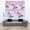 Happy Unicorn Print Tapestry-Free Shipping